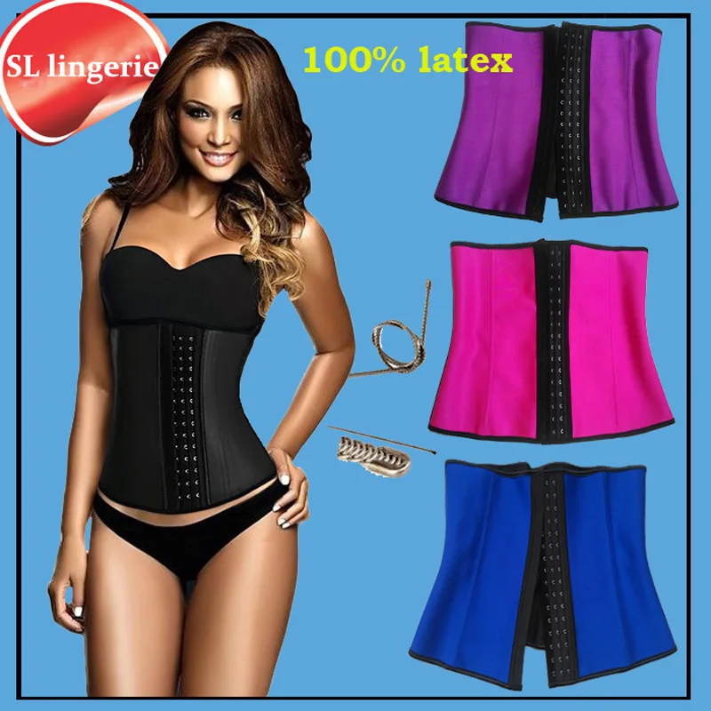 Women Gaine Amincissante Ventre Corset Slimming Latex Waist Trainer Body Shaper Corset Shapewear Rubber Belt Fajas Underwear
Women Gaine Amincissante Ventre Corset Slimming Latex Waist Trainer Body Shaper Corset Shapewear Rubber Belt Fajas Underwear