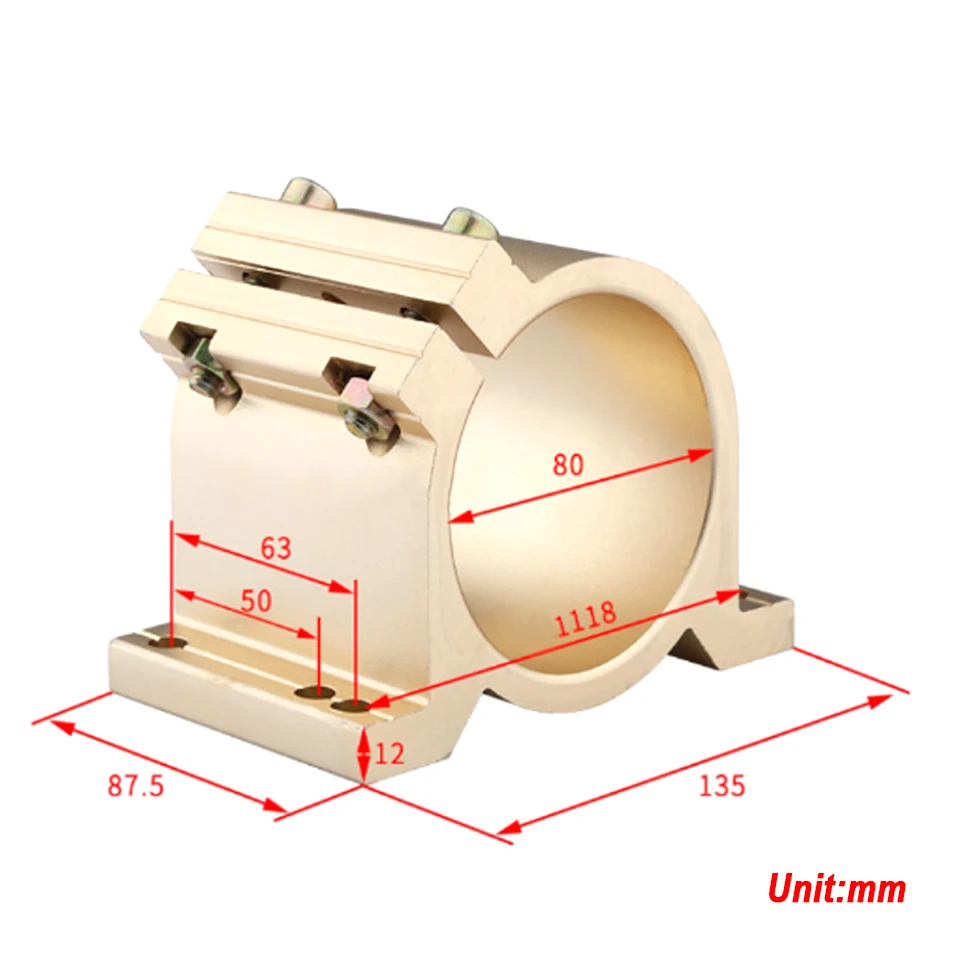 Creative Design 80MM Spindle Clamp Mounting Bracket For CNC Spindle 0.8KW 1.5KW 2.2KW Router Motor Spindle Machine
Creative Design 80MM Spindle Clamp Mounting Bracket For CNC Spindle 0.8KW 1.5KW 2.2KW Router Motor Spindle Machine