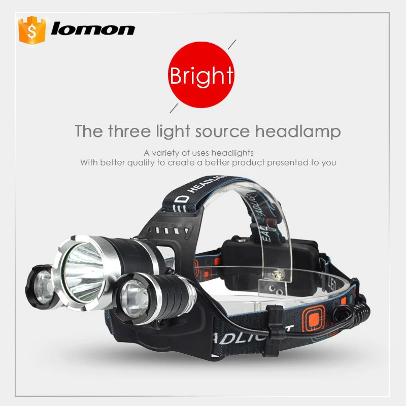 3 LED Lamp LED Headlamp White Red Light 3 Lights Source CREE XML T6 Headlight 2 X 18650 Battery +Charger Rechargeable Head Light
3 LED Lamp LED Headlamp White Red Light 3 Lights Source CREE XML T6 Headlight 2 X 18650 Battery +Charger Rechargeable Head Light
