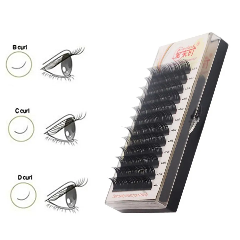 NEWCOME Synthetic Mink Eyelash Extension BCD Curl All Size Natural False Cilia 3D Volume Eye Lashes Individual Eyelash Extension
NEWCOME Synthetic Mink Eyelash Extension BCD Curl All Size Natural False Cilia 3D Volume Eye Lashes Individual Eyelash Extension