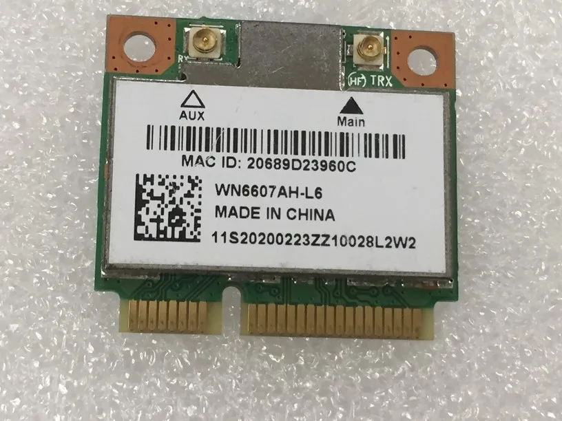 Wholesales New For Atheros AR9485 AR5B125 Half Mini PCI-E Wireless Card For Lenovo G400 G500 G505 G410 G510 G510 Y410P
Wholesales New For Atheros AR9485 AR5B125 Half Mini PCI-E Wireless Card For Lenovo G400 G500 G505 G410 G510 G510 Y410P