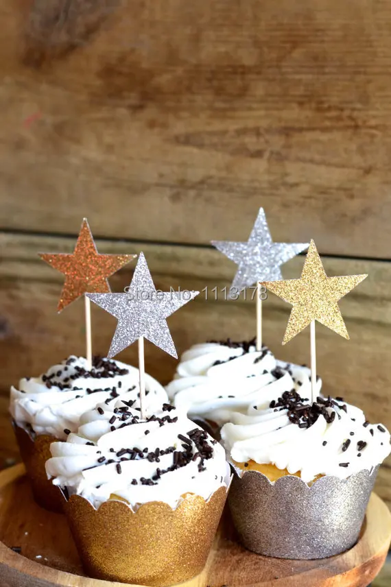 cheap Glitter Star Cupcake Toppers and wrappers set picks, wedding Cupcake Topper, birthday cupcake toothpicks
cheap Glitter Star Cupcake Toppers and wrappers set picks, wedding Cupcake Topper, birthday cupcake toothpicks