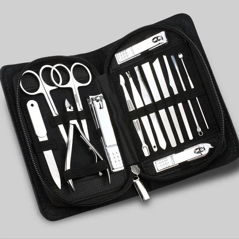 15 in 1 manicure set professional nail clipper set practical pedicure scissors tweezers earrings art beauty tool set A005XX
15 in 1 manicure set professional nail clipper set practical pedicure scissors tweezers earrings art beauty tool set A005XX