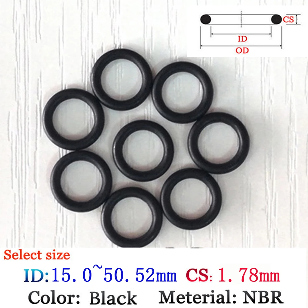 CS1.78mm ID15.0-50. УФ-фильтр 52 мм с резины бутадиен-нитрильный каучук колцеобразное уплотнение шайба уплотнение Пластик прокладка Силиконовое кол...
CS1.78mm ID15.0-50. УФ-фильтр 52 мм с резины бутадиен-нитрильный каучук колцеобразное уплотнение шайба уплотнение Пластик прокладка Силиконовое кол...
