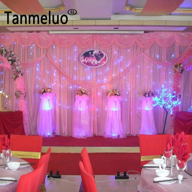 10ft*20ft Pink wedding Backdrop Wholesale stage decoration wedding supplies stage backdrop with detachable swag
10ft*20ft Pink wedding Backdrop Wholesale stage decoration wedding supplies stage backdrop with detachable swag