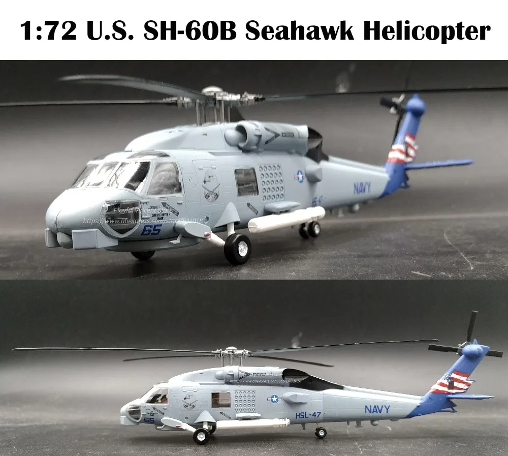 1:72 U.S. SH-60B Seahawk Helicopter Trumpeter finished product 37089 Collection model
1:72 U.S. SH-60B Seahawk Helicopter Trumpeter finished product 37089 Collection model