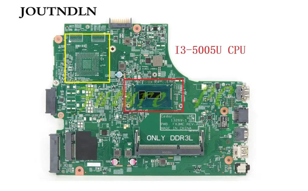 JOUTNDLN для Dell Inspiron 3543 3443 материнская плата ноутбука CW5N0 CN 0CW5N0 FX3MC DDR3L W/I3