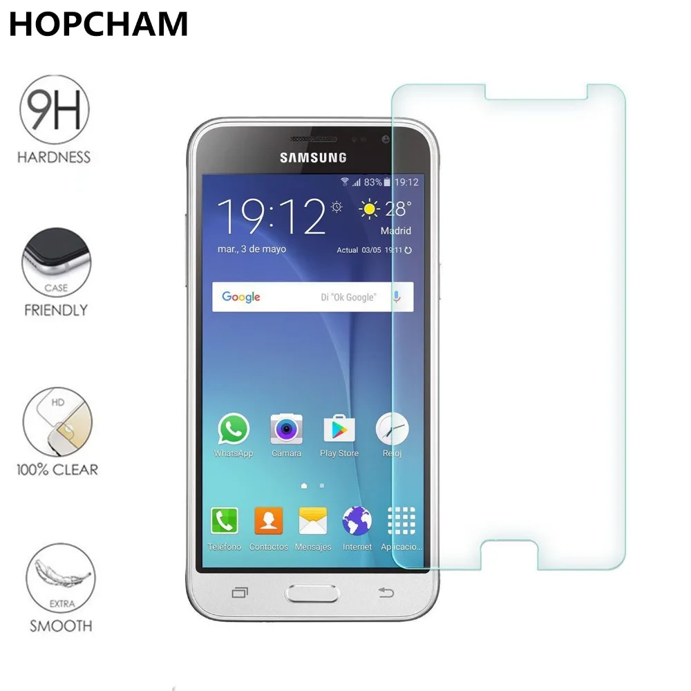 Закаленное стекло для SAMSUNG Galaxy J3 2016 защитная пленка 5 дюймов смартфона J300 J310 J320