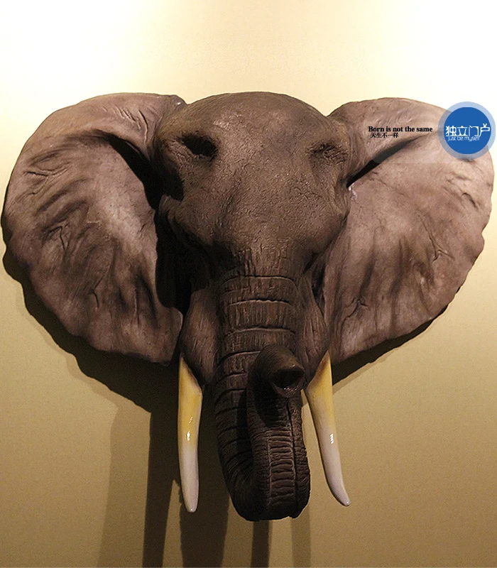 resin African elephant head wall decor crafts elephant head Simulated animal wall decoration home decoration accessories statue
resin African elephant head wall decor crafts elephant head Simulated animal wall decoration home decoration accessories statue