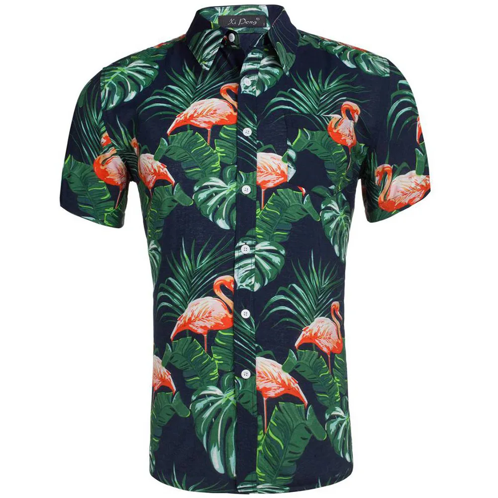 Summer Hawaiian Short Sleeve Shirt Men Cotton Floral Printed Casual Dress Shirts Men Clothes Fashion US Size XXL
Summer Hawaiian Short Sleeve Shirt Men Cotton Floral Printed Casual Dress Shirts Men Clothes Fashion US Size XXL