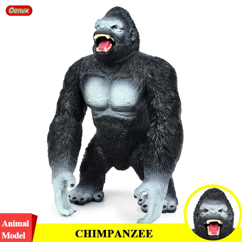 Oenux 9x12.5x18cm Wild Orangutan Simulation Animals Standing Roaring Chimpanzee Action Figure Model Figurine Education Kids Toy
Oenux 9x12.5x18cm Wild Orangutan Simulation Animals Standing Roaring Chimpanzee Action Figure Model Figurine Education Kids Toy