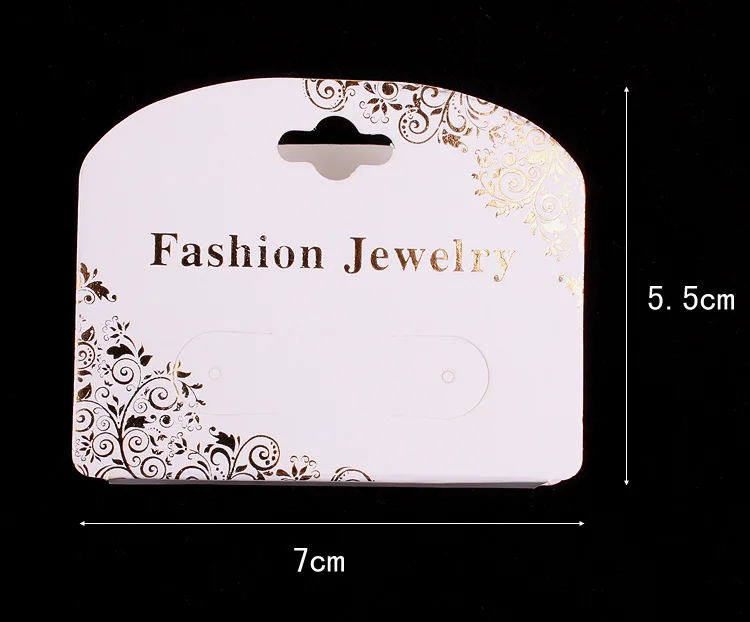 100pcs/lot Kraft Fashion Jewelry Necklace & Earring Card 7x5.5cm Paper Craft Card Gold Foil Print Hang Tag Jewelry Displays
100pcs/lot Kraft Fashion Jewelry Necklace & Earring Card 7x5.5cm Paper Craft Card Gold Foil Print Hang Tag Jewelry Displays