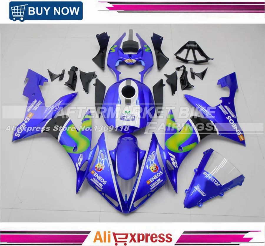 Полный комплект обтекателей из АБС-пластика для Yamaha YZF R1 2004 2005 2006, новый модный кузов с бесплатной доставкой
Полный комплект обтекателей из АБС-пластика для Yamaha YZF R1 2004 2005 2006, новый модный кузов с бесплатной доставкой