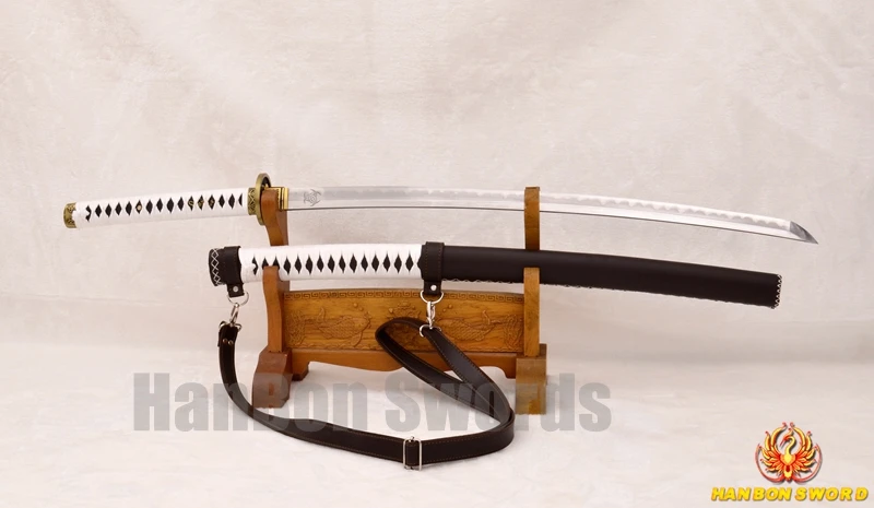 Handmade Japanese Samurai Walking Dead Sword Zombie Michonne's Sharp Katana Clay Tempered Damascus Steel+1095 Steel Kobuse Blade
Handmade Japanese Samurai Walking Dead Sword Zombie Michonne's Sharp Katana Clay Tempered Damascus Steel+1095 Steel Kobuse Blade