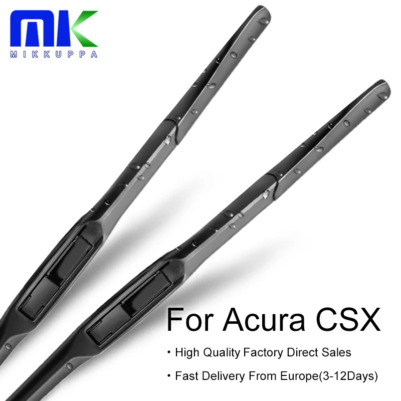 Mikkuppa Wiper Blades For Acura CSX 2008 2009 2010 2011 Pair 26"+22" Windshield Windscreen Wiper Auto Car Accessories
Mikkuppa Wiper Blades For Acura CSX 2008 2009 2010 2011 Pair 26"+22" Windshield Windscreen Wiper Auto Car Accessories
