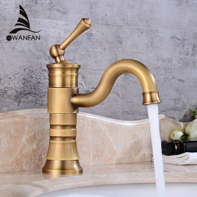 Basin Faucets Antique Brass Faucet Bathroom With Single Handle Vintage Deck Mount Torneiras Hot Cold Bath Mixer Water Tap 58808
Basin Faucets Antique Brass Faucet Bathroom With Single Handle Vintage Deck Mount Torneiras Hot Cold Bath Mixer Water Tap 58808