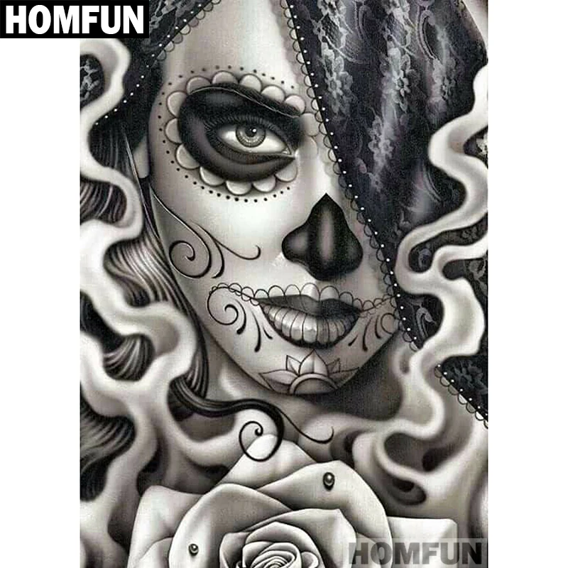 HOMFUN DIY 5D Diamond Painting Full Square/Round "Skull girl" Diamond Embroidery Cross Stitch Picture Of Rhinestone A01458
HOMFUN DIY 5D Diamond Painting Full Square/Round "Skull girl" Diamond Embroidery Cross Stitch Picture Of Rhinestone A01458