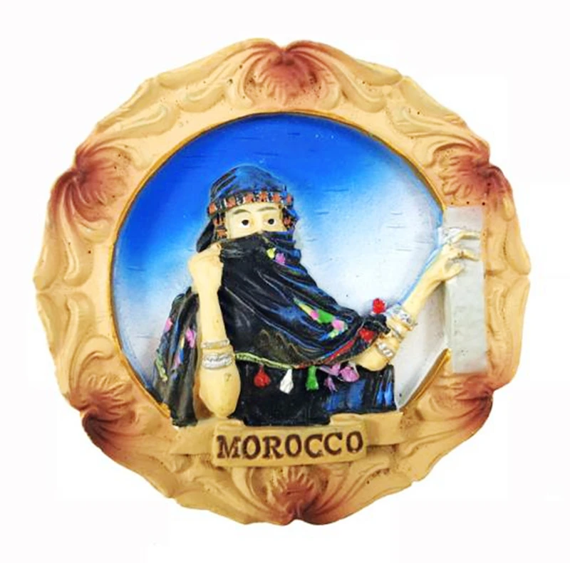 New Handmade Painted Moroccan Girl 3D Fridge Magnets Tourism Souvenirs Refrigerator Magnetic Stickers Gift
New Handmade Painted Moroccan Girl 3D Fridge Magnets Tourism Souvenirs Refrigerator Magnetic Stickers Gift
