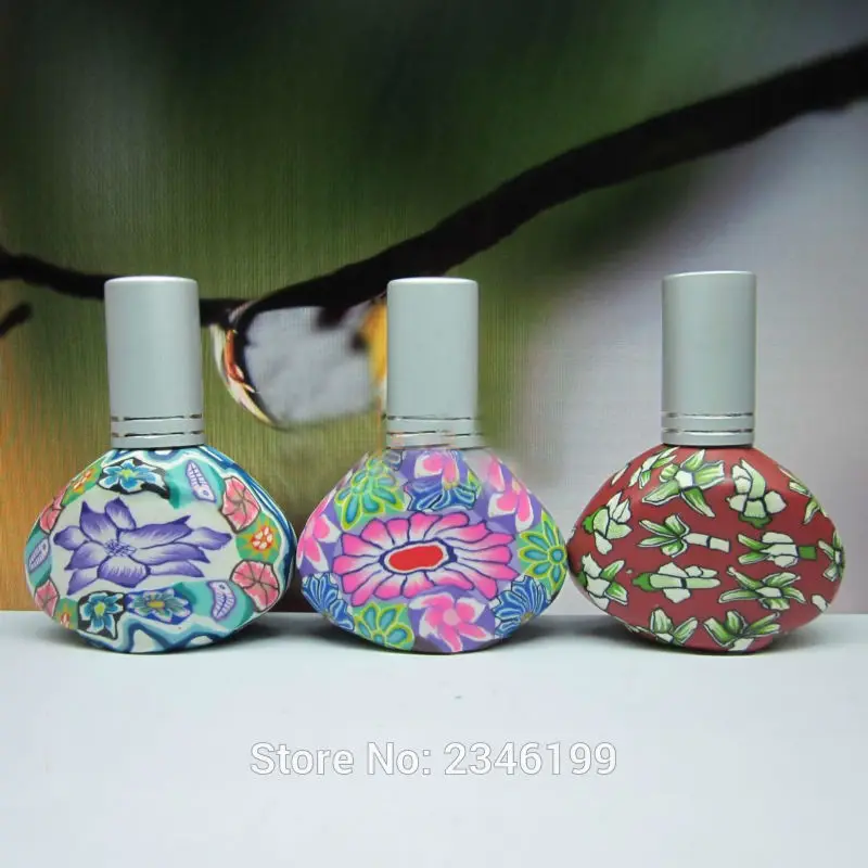 12ML 25pcs/lot Spray Atomizer Empty Perfume Bottle, Glass and Polymer Clay Sprayer, Stained Decoration Wood Cap Perfume Bottle
12ML 25pcs/lot Spray Atomizer Empty Perfume Bottle, Glass and Polymer Clay Sprayer, Stained Decoration Wood Cap Perfume Bottle