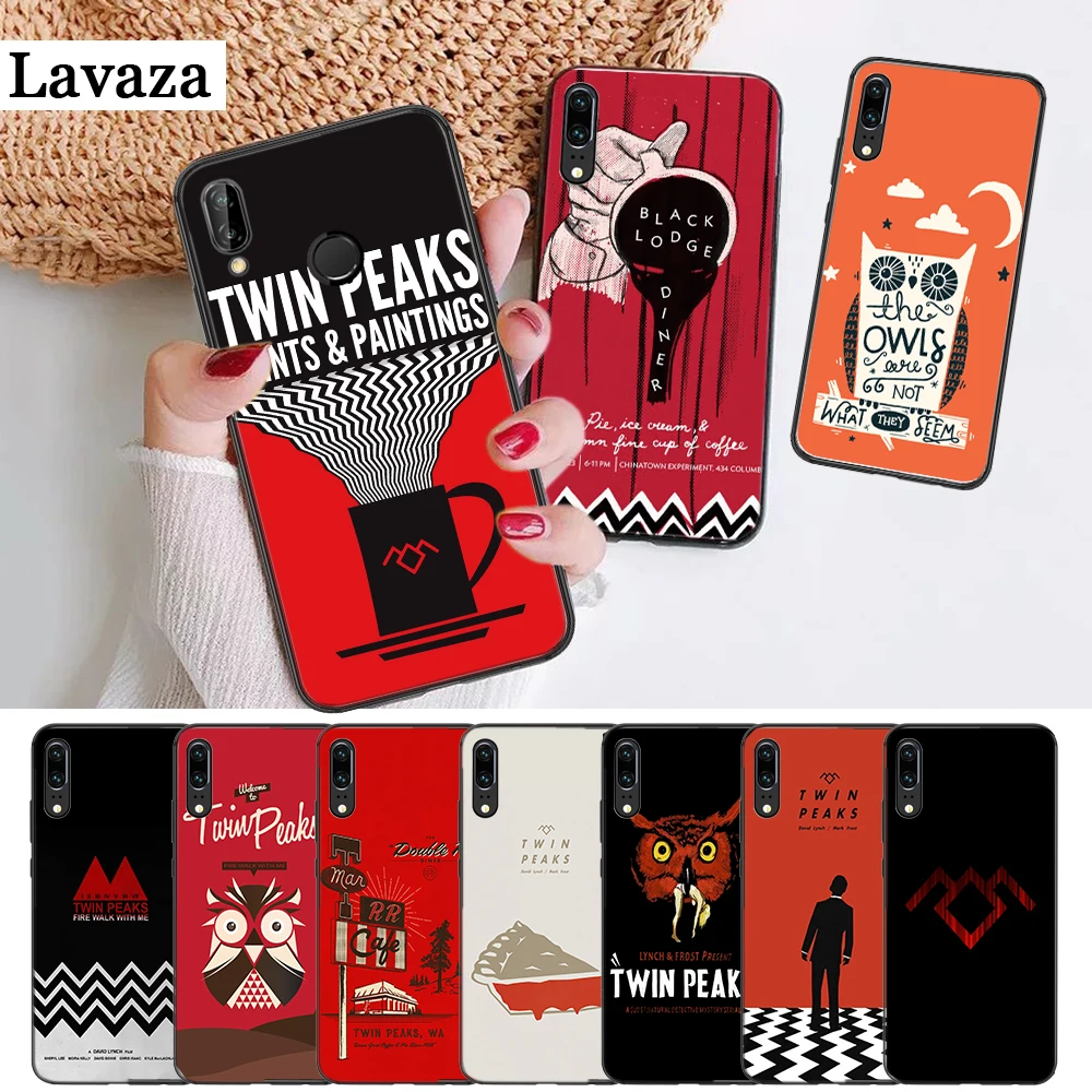 Силиконовый чехол Welcome To Twin Peaks для Huawei P8 Lite 2015 2017 P9 2016 Mimi P10 P20 Pro P Smart Z 2019 P30|Бамперы| |