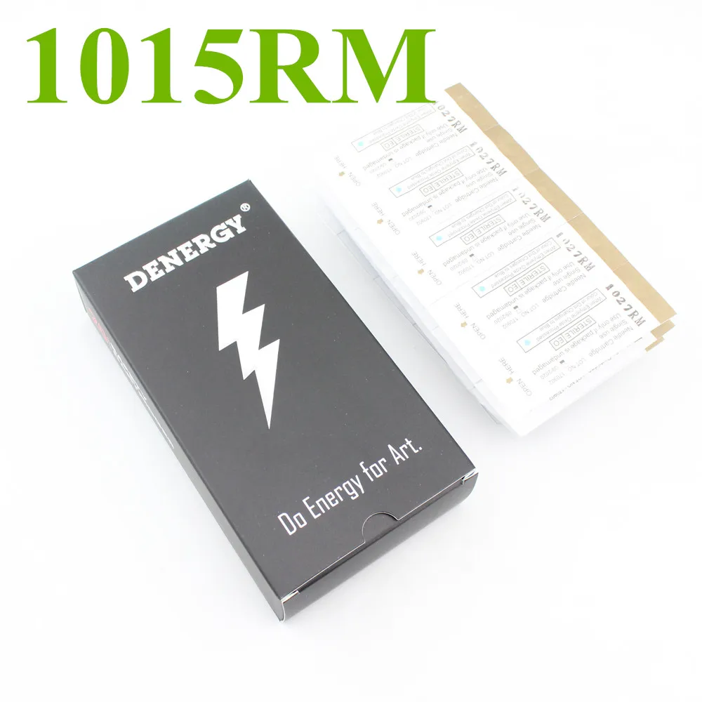 Изогнутый картридж с иглой для татуировки Denergy 1015RM 20 шт. в коробке 0 30 мм | Красота и