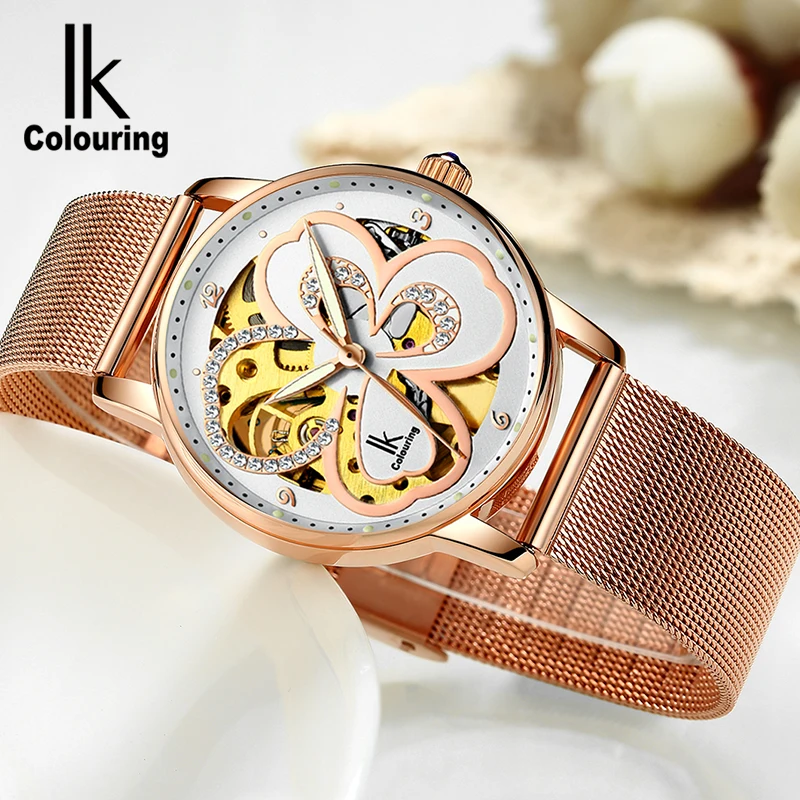 IK Colouring Ladies dress watches women watches top brand luxury sport wrist watch mechanical watch Fashion leather relogio
IK Colouring Ladies dress watches women watches top brand luxury sport wrist watch mechanical watch Fashion leather relogio