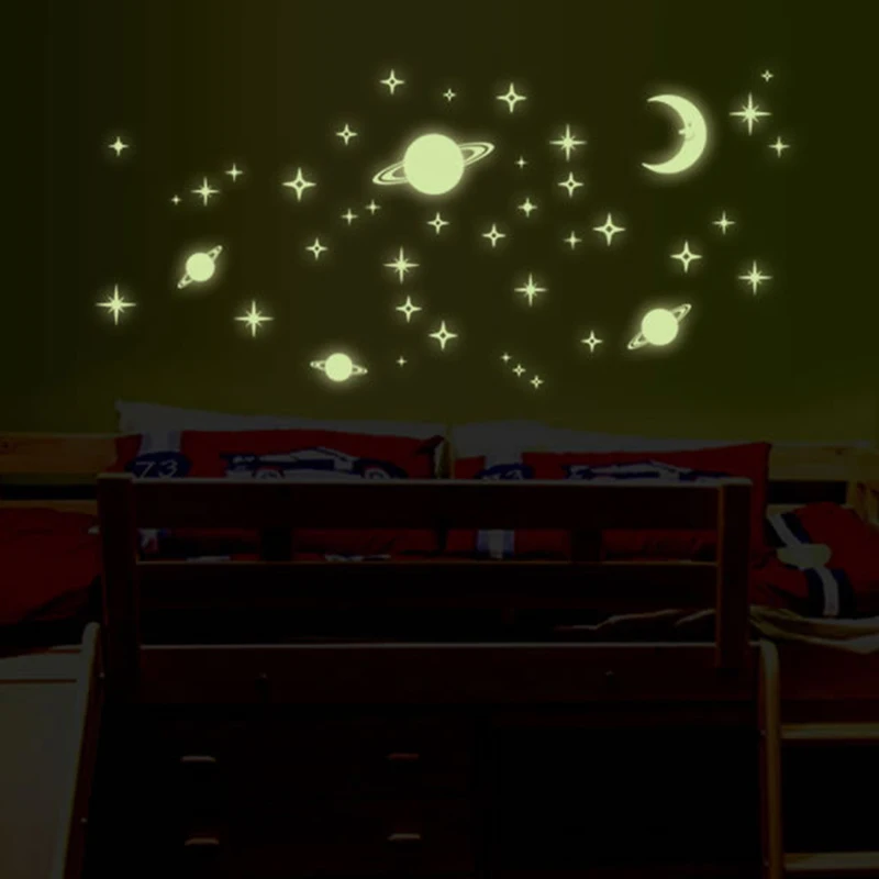1 Set New Fluorescent Stars Sticker Glow In The Dark Luminous Planets Wall Stickers Kids Baby Room Decoration
1 Set New Fluorescent Stars Sticker Glow In The Dark Luminous Planets Wall Stickers Kids Baby Room Decoration