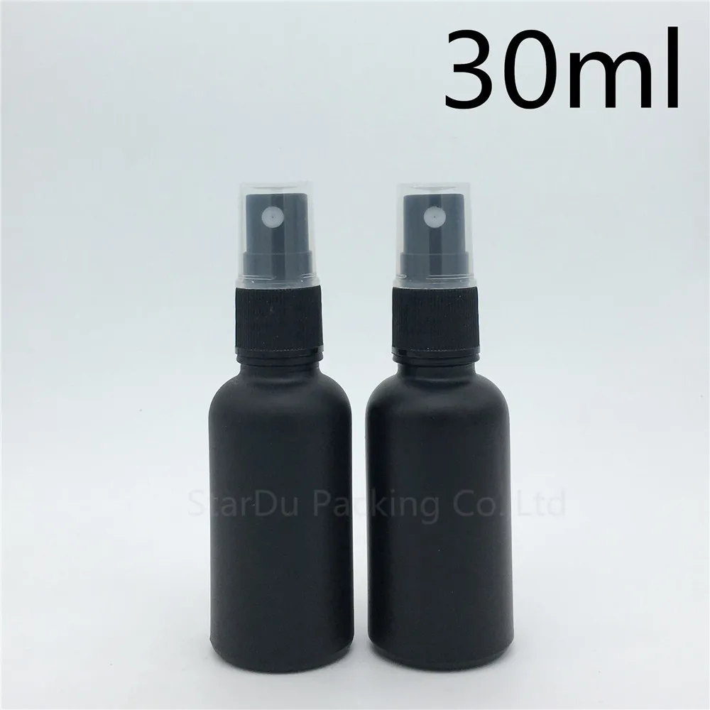 12pcs 30ml Black Frosted Glass Bottle With Black Plastic sprayer, 30cc Essential Oil Spray Glass Perfume Bottle
12pcs 30ml Black Frosted Glass Bottle With Black Plastic sprayer, 30cc Essential Oil Spray Glass Perfume Bottle
