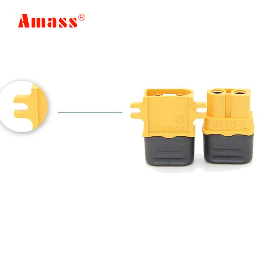 1 pairs Amass XT60L Connector Plug Bullet Connectors with Sheath Housing for RC Parts
1 pairs Amass XT60L Connector Plug Bullet Connectors with Sheath Housing for RC Parts