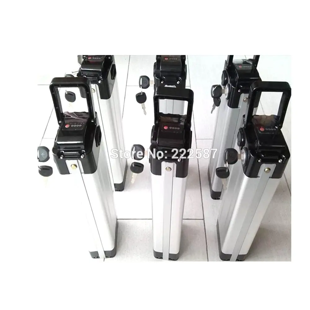 48V 8AH electric bike battery power battery 48v 500W silver fish Aluminum housing with charger rechargeable battery
48V 8AH electric bike battery power battery 48v 500W silver fish Aluminum housing with charger rechargeable battery