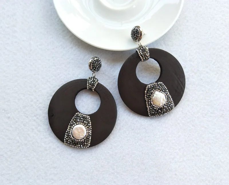 4 Pairs Pave Crystal Zircon pearl Jewelry Earring, Fashion Druzy Wooden Earrings Beads Earring Handmade Jewelry ER128
4 Pairs Pave Crystal Zircon pearl Jewelry Earring, Fashion Druzy Wooden Earrings Beads Earring Handmade Jewelry ER128