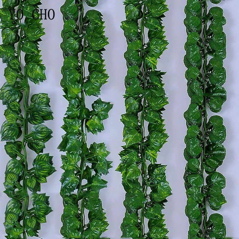 YO CHO 7PCS 2m Artificial Ivy Garland Home Garden Wall Bar Decoration DIY Fake Foliage Flowers Grape Vine Hanging Plant Leaves
YO CHO 7PCS 2m Artificial Ivy Garland Home Garden Wall Bar Decoration DIY Fake Foliage Flowers Grape Vine Hanging Plant Leaves