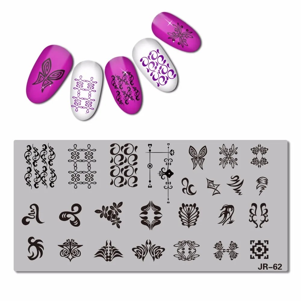 2018 Stainless Steel Nail Stamping Plate Template Florid Unicorn Swirl Pattern Zociac Coffee Anchor Arrow Nail Tool JR058-70
2018 Stainless Steel Nail Stamping Plate Template Florid Unicorn Swirl Pattern Zociac Coffee Anchor Arrow Nail Tool JR058-70