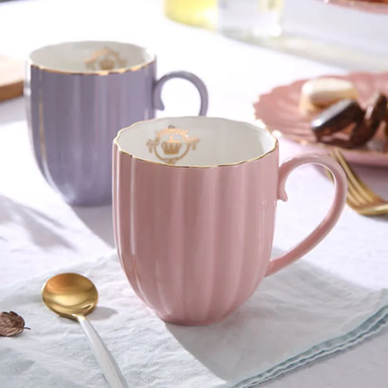 European Style Creative Phnom Penh Coffee Milk Cup Cute Pumpkin Ceramic Couple Cups And Mugs Royal Porcelain Coffee mug
European Style Creative Phnom Penh Coffee Milk Cup Cute Pumpkin Ceramic Couple Cups And Mugs Royal Porcelain Coffee mug