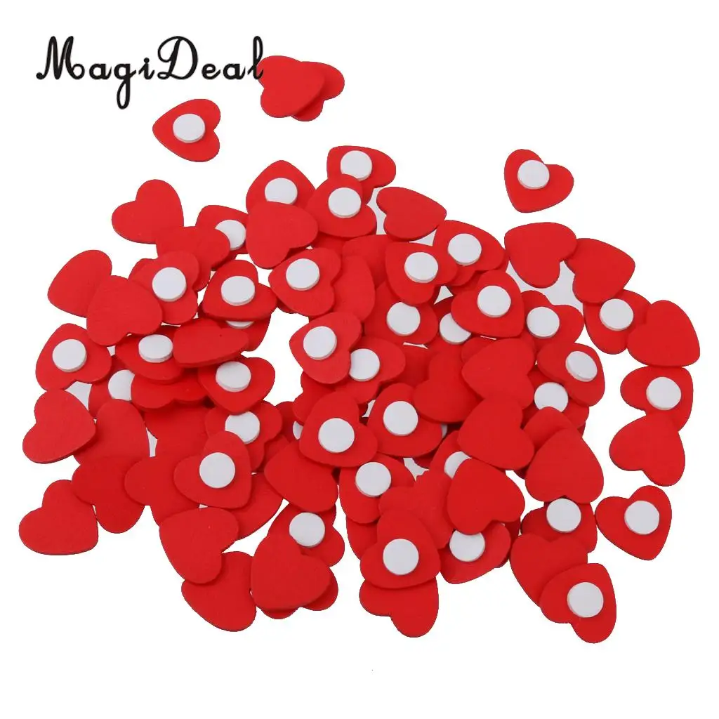MagiDeal 100Pcs Wooden Red Heart with Tape for Scrapbook Craft Wedding Decoration Valentine Day Birthday Party DIY Crafts Decor
MagiDeal 100Pcs Wooden Red Heart with Tape for Scrapbook Craft Wedding Decoration Valentine Day Birthday Party DIY Crafts Decor