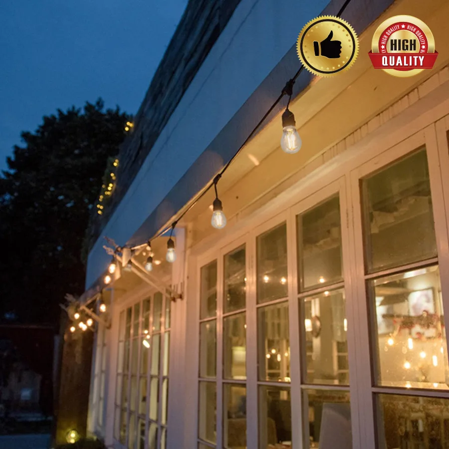 Garden Christmas Light Wedding Lamps Outdoor Decoration String Lights 15*2W E27 110V/220V Waterproof LED Lamps Holiday Lighting
Garden Christmas Light Wedding Lamps Outdoor Decoration String Lights 15*2W E27 110V/220V Waterproof LED Lamps Holiday Lighting