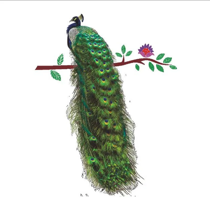 1PC Beautiful Green Peacock On The Branch Feathers Wall Sticker For Bedroom Living Room Blank Background DIY Home Decor 30*90CM
1PC Beautiful Green Peacock On The Branch Feathers Wall Sticker For Bedroom Living Room Blank Background DIY Home Decor 30*90CM