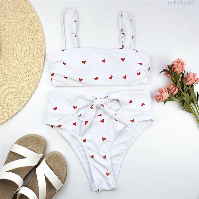 Bathing Suit Women High Waist Push-up Heart-shaped Print Bra Bikini Set Swimsuit Swimwear Swimming Suit For Women Swimwear
Bathing Suit Women High Waist Push-up Heart-shaped Print Bra Bikini Set Swimsuit Swimwear Swimming Suit For Women Swimwear