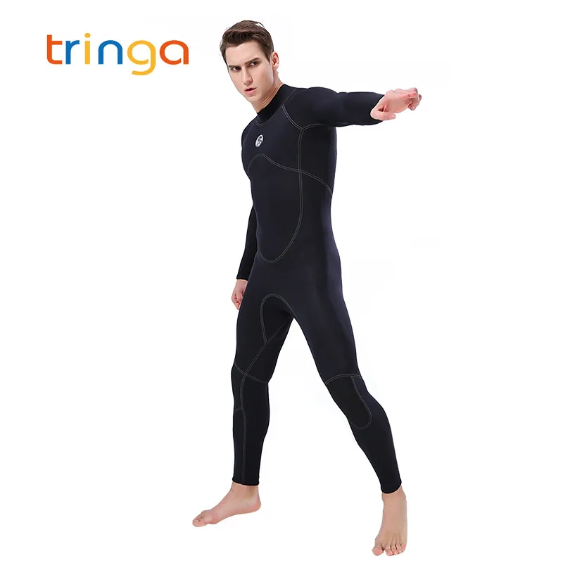 New 3mm Men Full Body Neoprene Triathlon Wetsuit Scuba Wet Suit for Surfing Snorkeling Spearfishing Long Sleeve Diving Suit
New 3mm Men Full Body Neoprene Triathlon Wetsuit Scuba Wet Suit for Surfing Snorkeling Spearfishing Long Sleeve Diving Suit