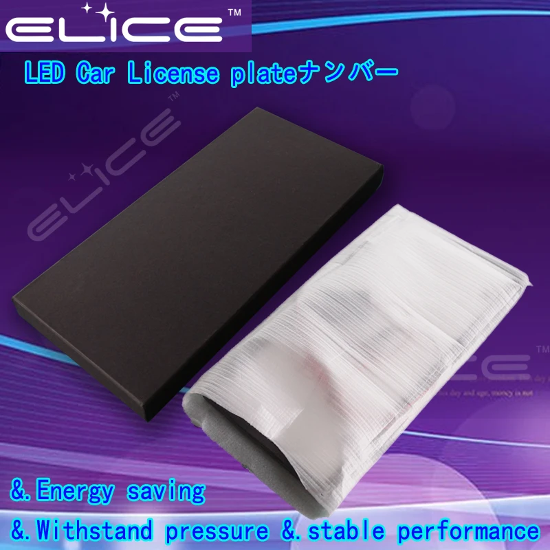 2017 hot! Elice 2pairs/lots LED security sensor license plate with 308mm*152mm*8mm size for japan car with 12v-24v inverter
2017 hot! Elice 2pairs/lots LED security sensor license plate with 308mm*152mm*8mm size for japan car with 12v-24v inverter