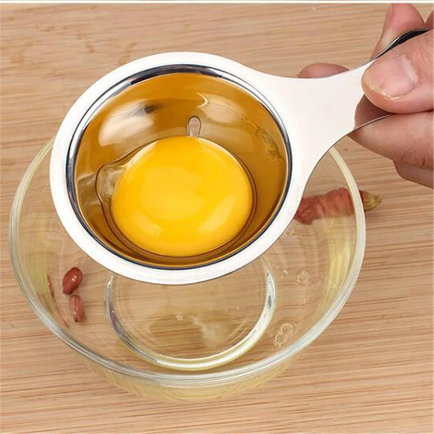 Sunway Life Kitchen Tools Stainless Steel Egg Separator Tool Spoon Egg Yolk White Separator Egg DividerHigh Quality Household
Sunway Life Kitchen Tools Stainless Steel Egg Separator Tool Spoon Egg Yolk White Separator Egg DividerHigh Quality Household