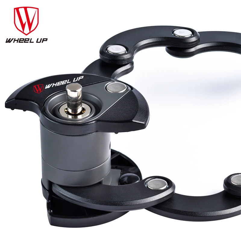WHeeL UP Bike Lock Anti Theft Chain Anti Theft Foldable Bicycle Lock Cylinder Folding Cycling Lock Blocca Casco Moto Padlock
WHeeL UP Bike Lock Anti Theft Chain Anti Theft Foldable Bicycle Lock Cylinder Folding Cycling Lock Blocca Casco Moto Padlock
