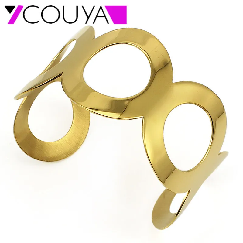 COUYA Hollow-carved Design Gold And Silver color Double Color Custom Engraved Bracelets Bohemian Indian Stainless Steel Bangle
COUYA Hollow-carved Design Gold And Silver color Double Color Custom Engraved Bracelets Bohemian Indian Stainless Steel Bangle