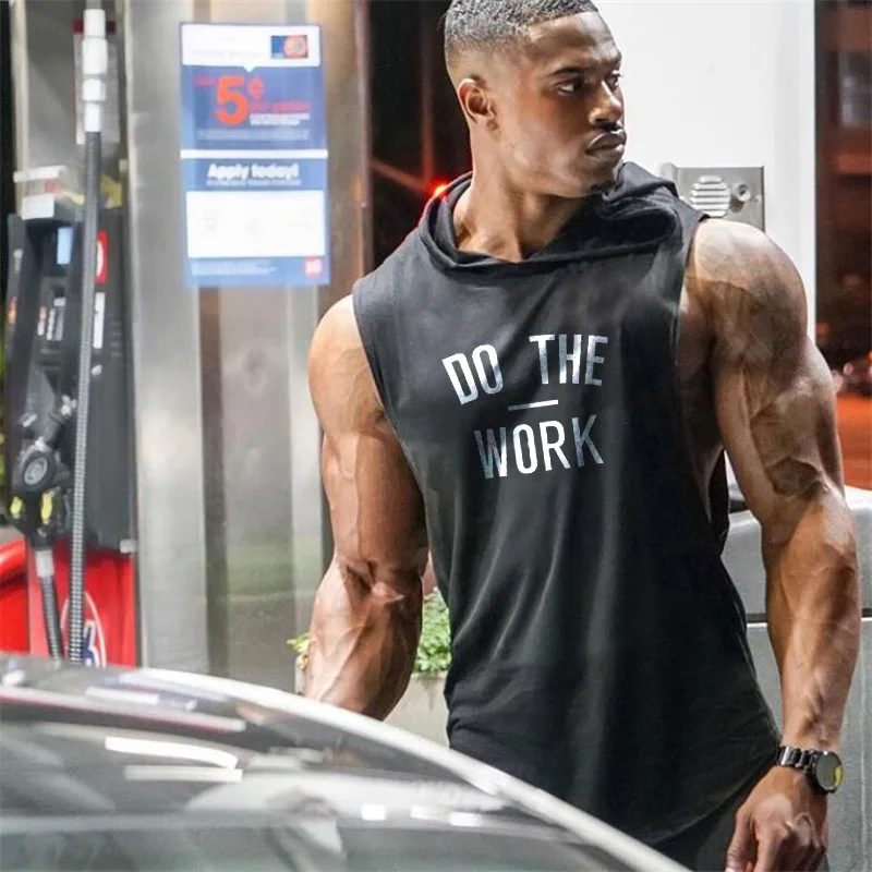 Brand Gyms Clothing Mens Workout Hooded Tank Tops Cotton Bodybuilding Sleeveless Shirt Fitness Stringer Tanktop Hooded
Brand Gyms Clothing Mens Workout Hooded Tank Tops Cotton Bodybuilding Sleeveless Shirt Fitness Stringer Tanktop Hooded
