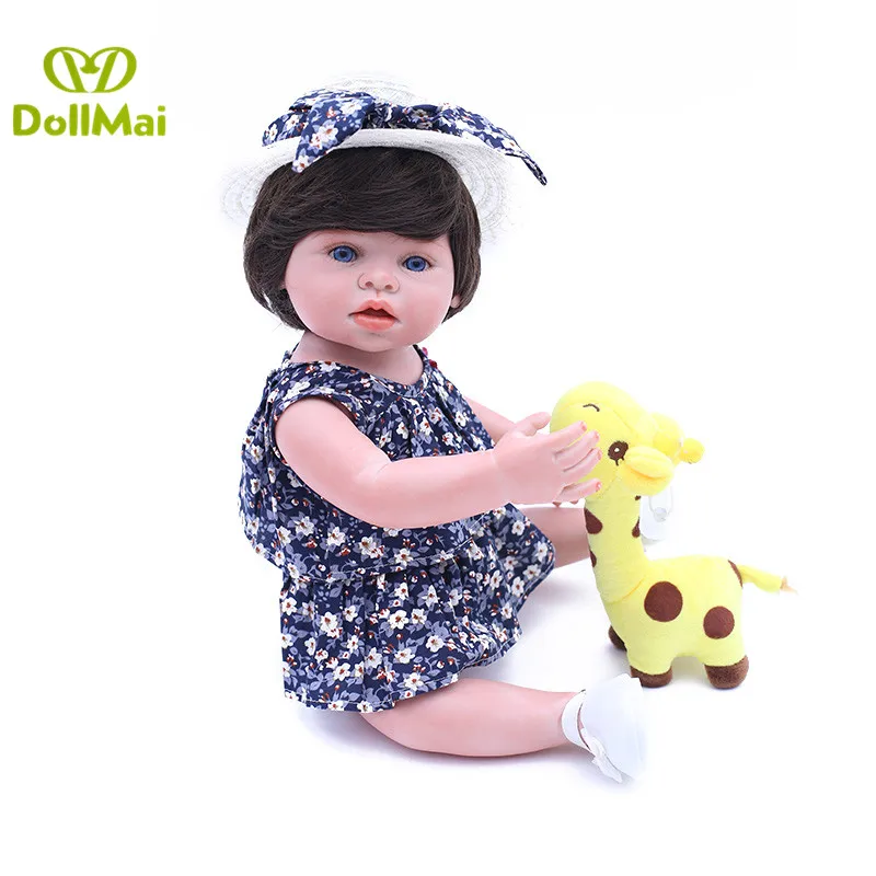 45cm bebe alive reborn bonecas Lifelike Full Body Vinyl Silicone Reborn Baby girl Dolls toys for children gift can bathe bonec
45cm bebe alive reborn bonecas Lifelike Full Body Vinyl Silicone Reborn Baby girl Dolls toys for children gift can bathe bonec