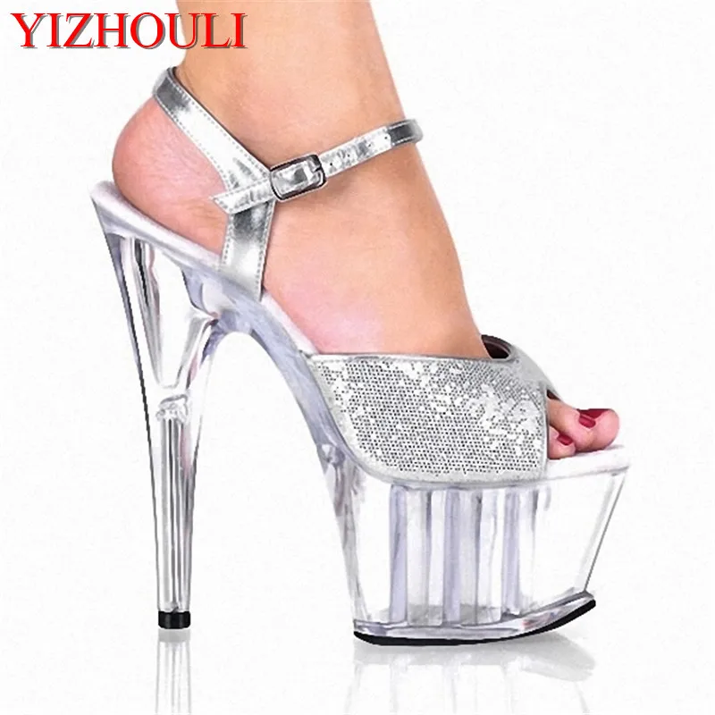 Glitter sexy crystal 15cm high-heeled fashion shoes sandals plus size shoes 6 inch Hand Made High Heel Shoes sexy Crystal shoes
Glitter sexy crystal 15cm high-heeled fashion shoes sandals plus size shoes 6 inch Hand Made High Heel Shoes sexy Crystal shoes