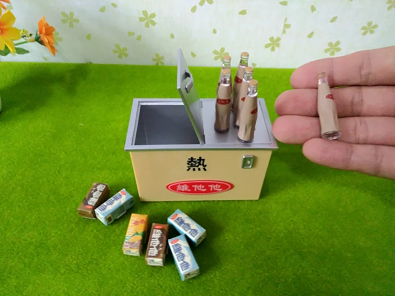 1 Set Miniature Dollhouse 1:12 Drinks Re-ment Mini Warm Ark with 15 bottles of beverages kitchen dollhouse furniture for dolls
1 Set Miniature Dollhouse 1:12 Drinks Re-ment Mini Warm Ark with 15 bottles of beverages kitchen dollhouse furniture for dolls