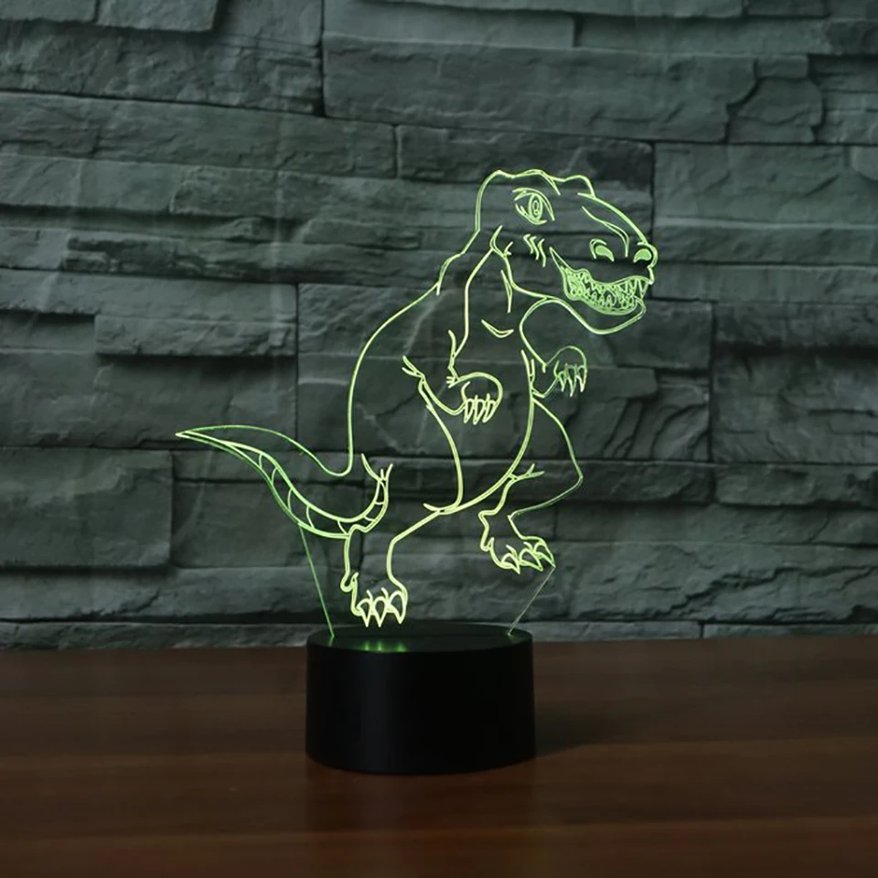 7 Color Change 3D Acrylic Dinosaur Modelling Night Light Led Desk Lamp Bedroom Bedside Decor Kids Birthday Gifts Sleep Usb Light
7 Color Change 3D Acrylic Dinosaur Modelling Night Light Led Desk Lamp Bedroom Bedside Decor Kids Birthday Gifts Sleep Usb Light