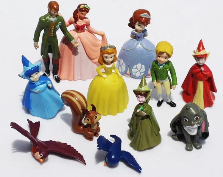 12pcs/lot 3cm - 5cm Sofia Princess Action Figures PVC sophia doll the first Princesses figure Toys
12pcs/lot 3cm - 5cm Sofia Princess Action Figures PVC sophia doll the first Princesses figure Toys