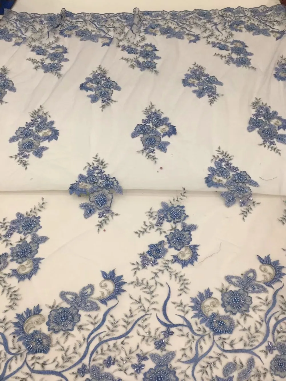 African French net lace fabric with gorgeous beads embroidery for party dress ZLN44
African French net lace fabric with gorgeous beads embroidery for party dress ZLN44
